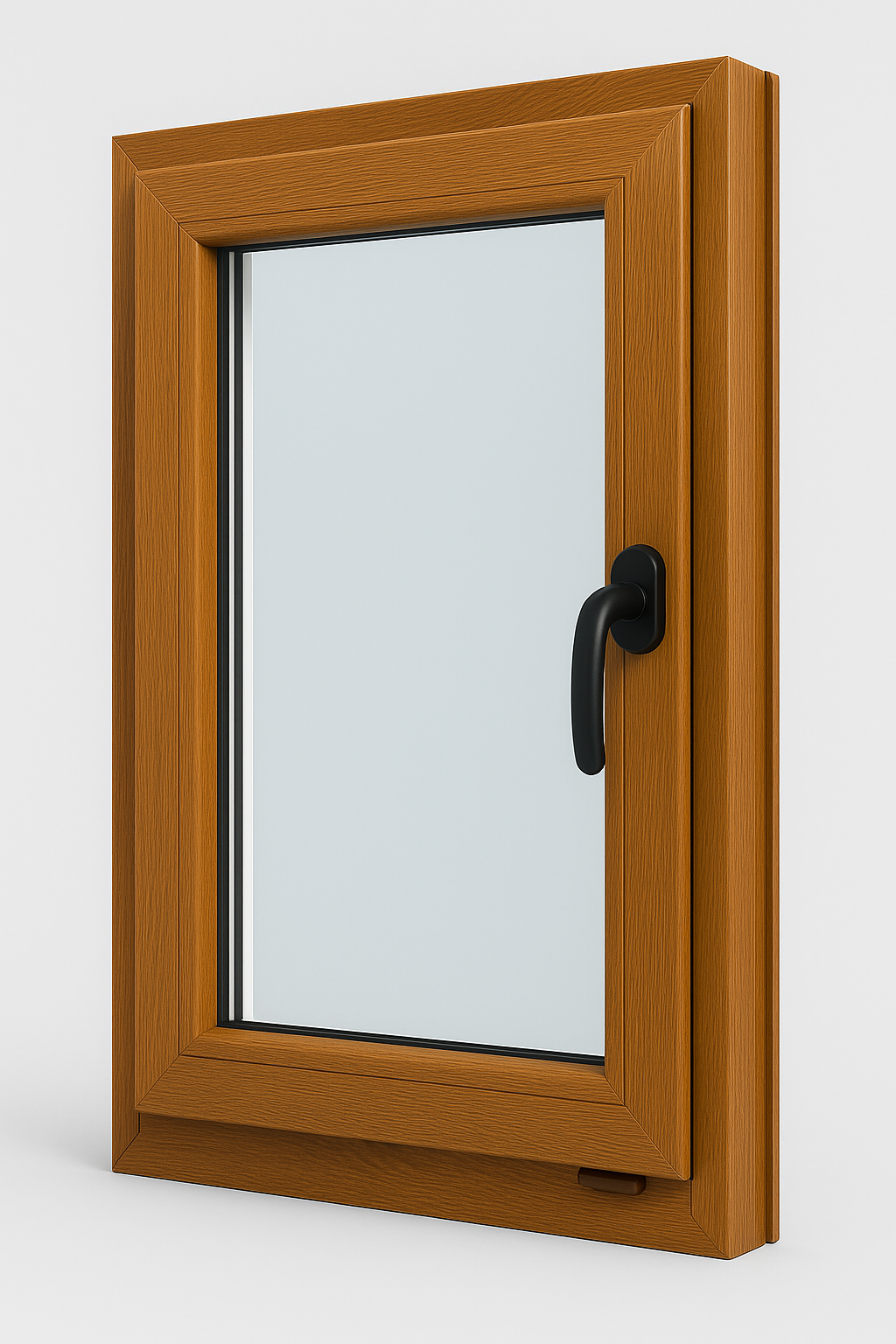 PVC Window 1 Leaf White Tilt and Turn Left ↔️ 700x1000 ↕️ MATTE