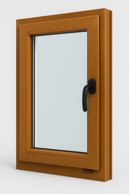 PVC Window 1 Leaf White Tilt and Turn Left ↔️ 700x1000 ↕️ MATTE