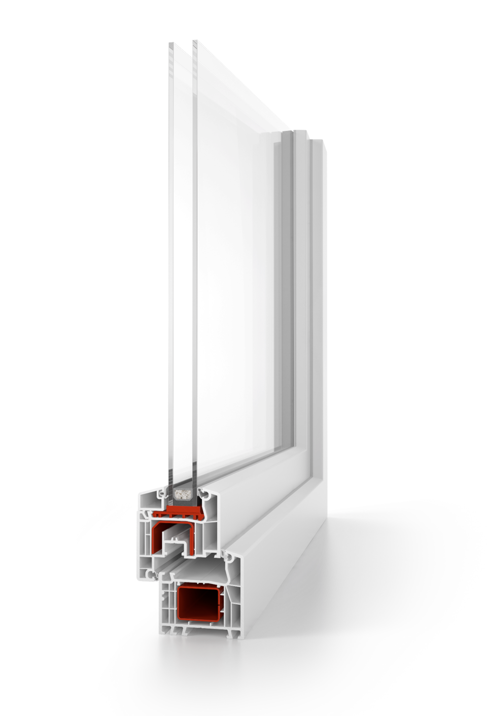 Ventana de PVC 1 Hoja  Blanco Oscilobatiente Izquierda ↔️ 700x700  ↕️ MATE