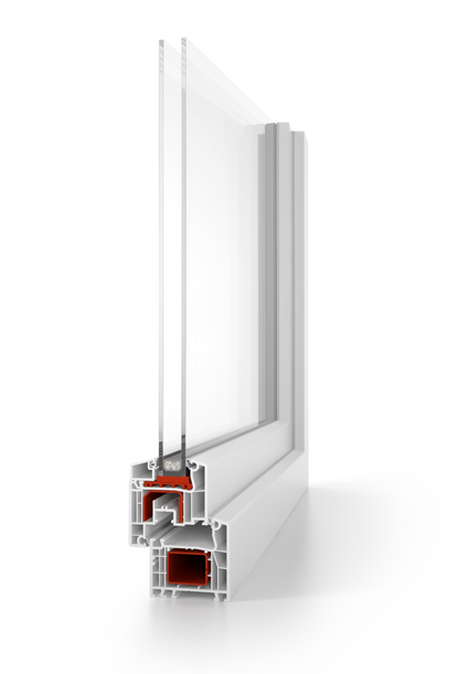 Ventana de PVC 1 Hoja  Blanco Oscilobatiente Izquierda ↔️ 700x700  ↕️ MATE